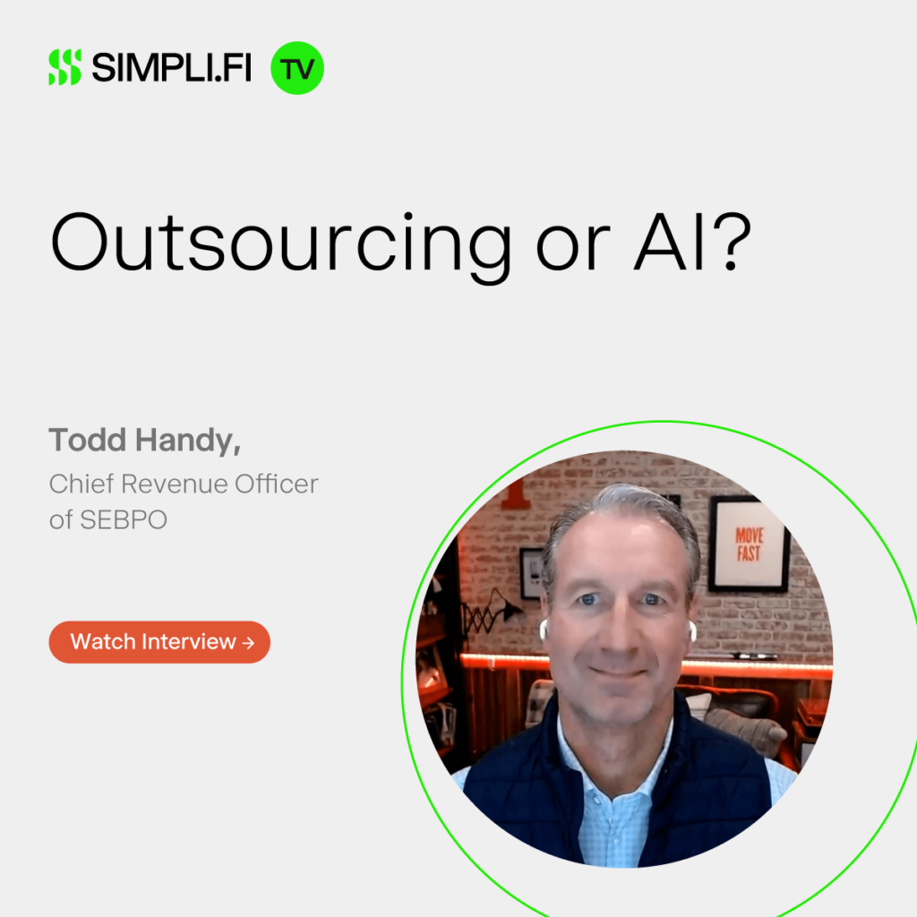 Outsourcing or AI - Todd Handy SEBPO Podcast