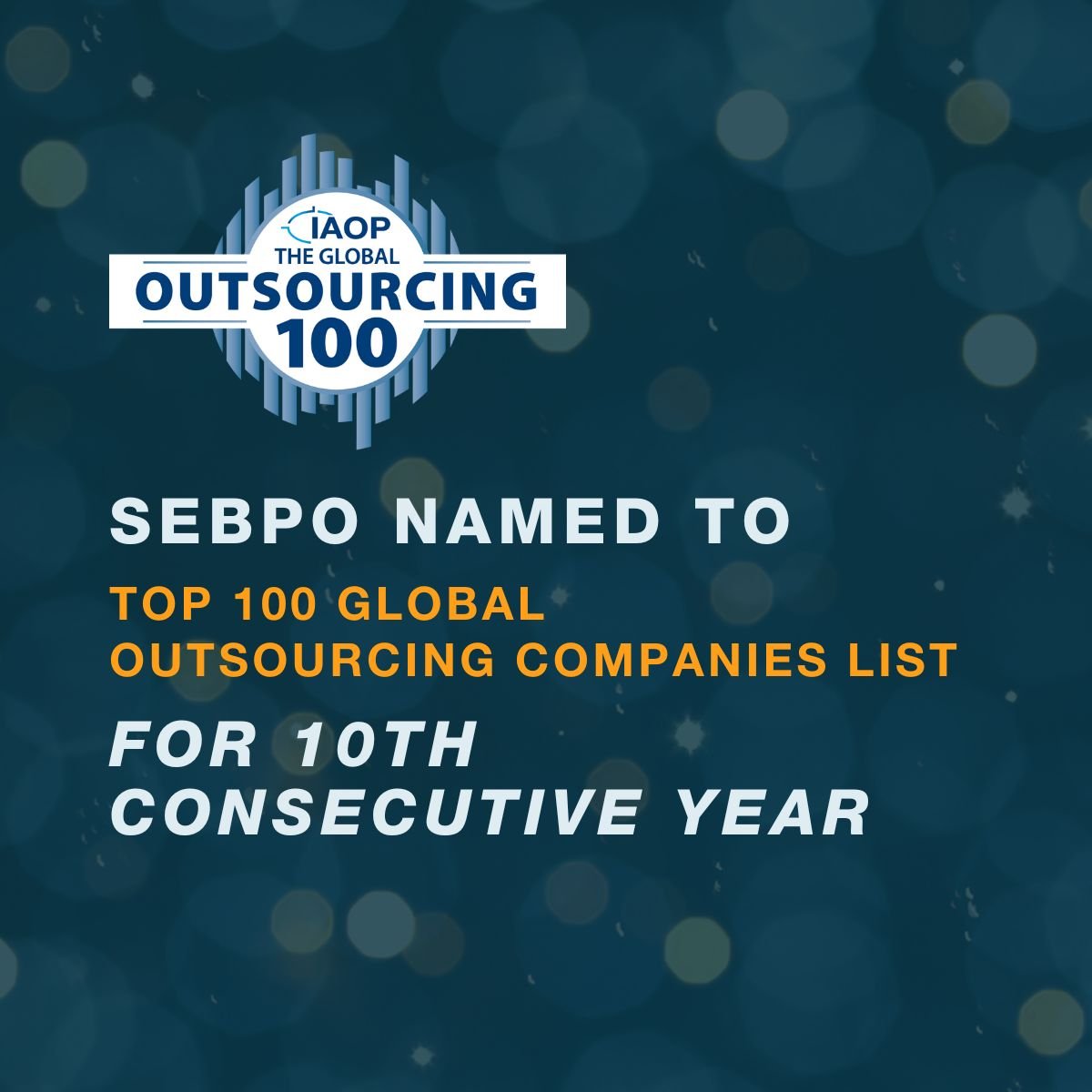 SEBPO Ranked Among Top 100 Global Outsourcing Companies for Tenth Consecutive Year